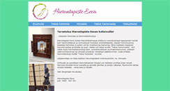Desktop Screenshot of hierontapiste-eeva.fi