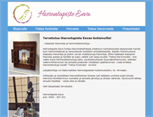 Tablet Screenshot of hierontapiste-eeva.fi